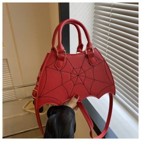 Women's Summer Fashion Portable Shoulder Crossbody Saddle Bag (Option: Red)