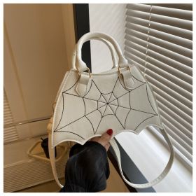 Women's Summer Fashion Portable Shoulder Crossbody Saddle Bag (Option: White)