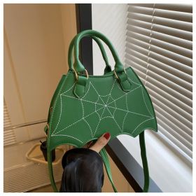 Women's Summer Fashion Portable Shoulder Crossbody Saddle Bag (Option: Green)